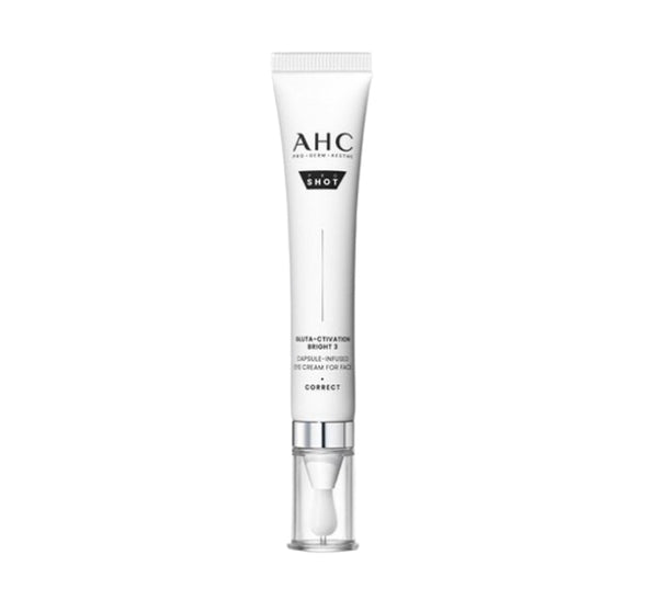 AHC Pro Shot Gluta-Activation Bright 3 Capsule-Infused Eye Cream for Face 30ml from Korea by AHC