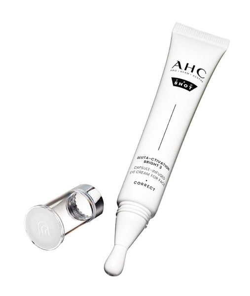 AHC Pro Shot Gluta-Activation Bright 3 Capsule-Infused Eye Cream for Face 30ml from Korea by AHC