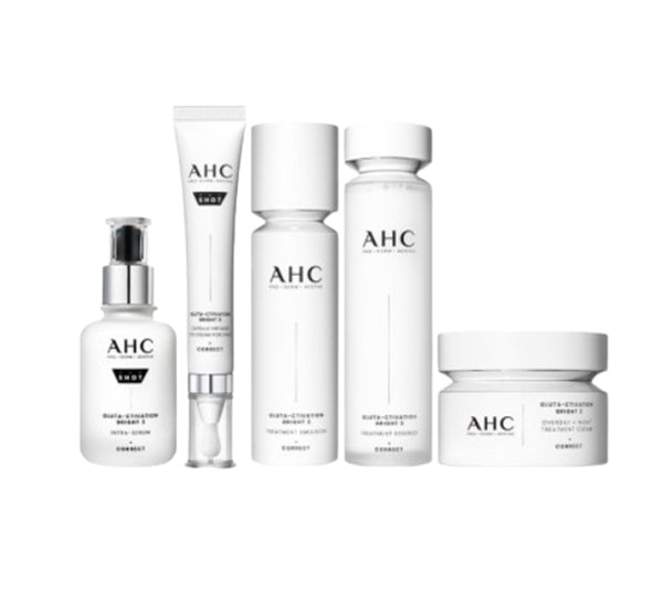 AHC Pro Shot Gluta-Ctivation Bright 3 Set (5 Items) from Korea by AHC