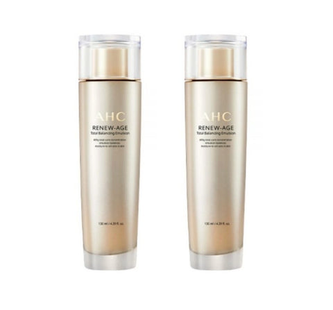 2 x AHC Renew-Age Total Balancing Emulsion 130ml from Korea