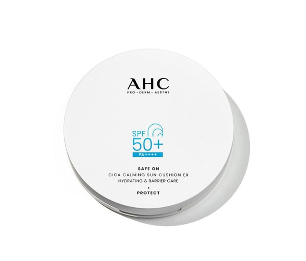 AHC Safe On Cica Calming Sun Cushion EX 25ml SPF 50+ PA++++ from Korea by AHC