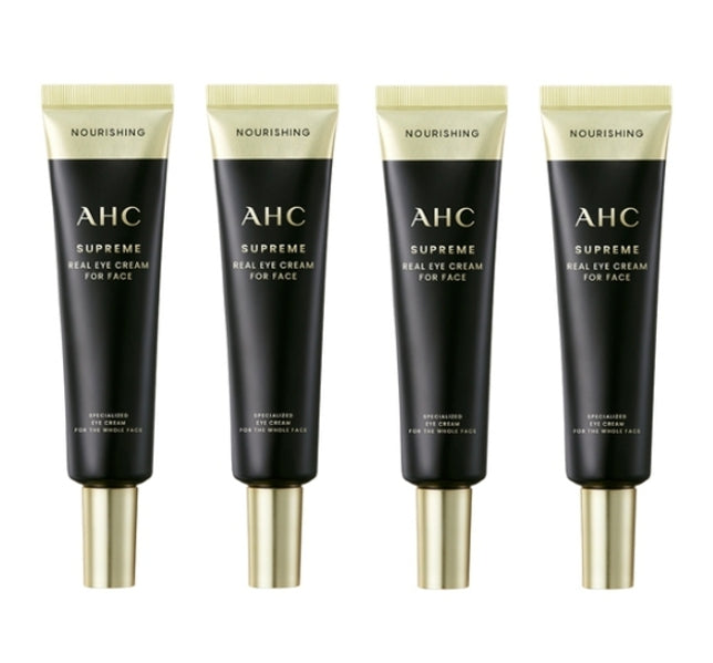 4 x AHC Supreme Real Eye Cream For Face 30ml from Korea by AHC