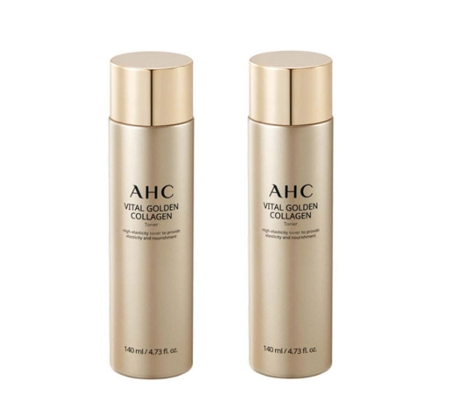 2 x AHC Vital Golden Collagen Toner 140ml from Korea by AHC