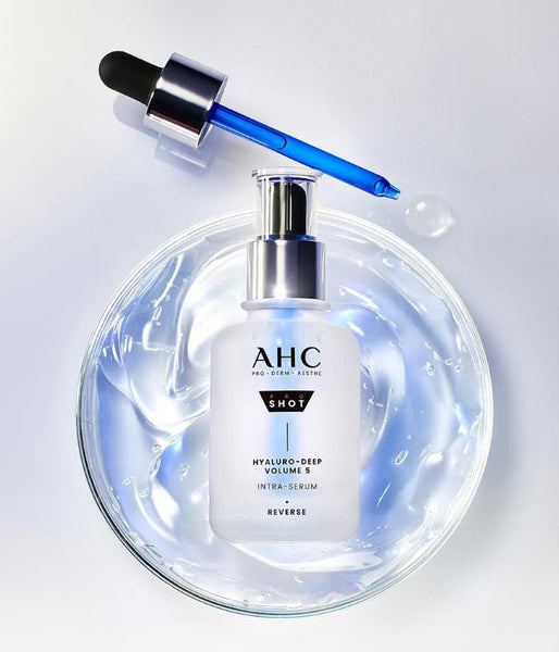 AHC Hyaluro-Deep Volume 5 Intra-Serum + Eye Cream Set (2 Items) from Korea by AHC