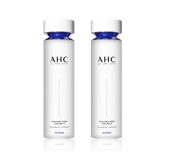 2 x AHC Hyaluro-Deep Volume 5 Treatment Essence 130ml from Korea by AHC