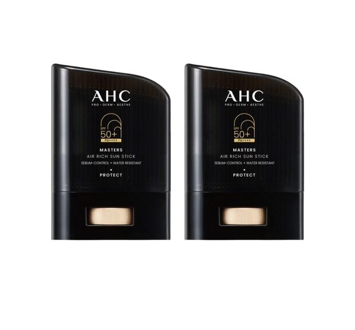 2 x AHC Masters Air Rich Sun Stick SPF50+ PA++++ 14g from Korea by AHC