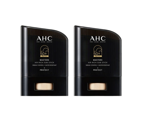 2 x AHC Masters Air Rich Sun Stick SPF50+ PA++++ 14g from Korea by AHC
