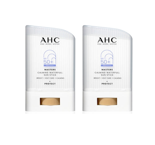 2 x AHC Masters Calming Waterfull Sun Stick SPF50+ PA++++ 22g from Korea by AHC