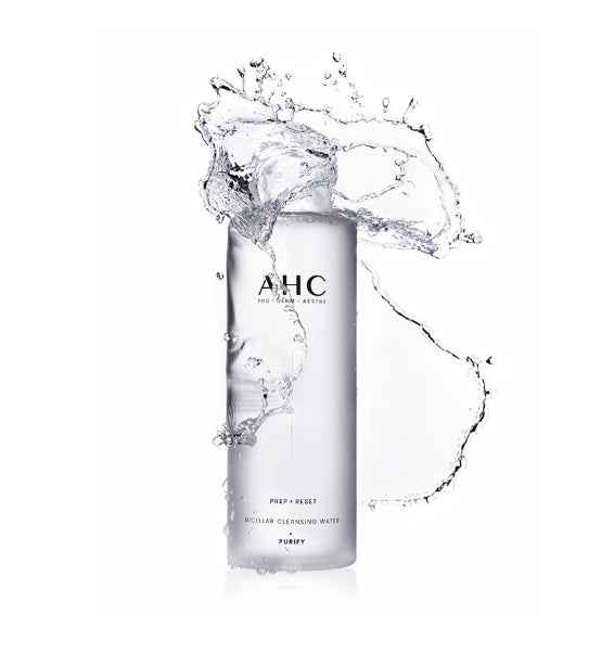 AHC Prep + Reset Cleansing Water 255ml from Korea by AHC