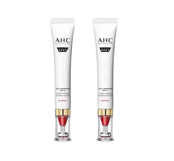 2 x AHC Pro Shot Colla-Juvenation Lift 4 Capsule-Infused Eye Cream for Face 30ml from Korea by AHC