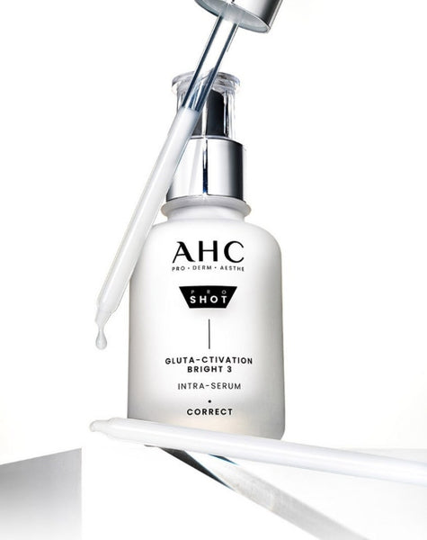 AHC Pro Shot Gluta-Ctivation Bright 3 Intra-Serum + Eye Cream Set (2 Items) from Korea by AHC