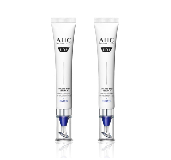2 x AHC Pro Shot Hyaluro-Deep Volume 5 Capsule-Infused Eye Cream for Face 30ml from Korea by AHC
