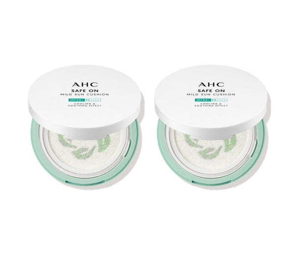 2 x AHC Save On Mild Sun Cushion SPF 50+ PA++++ 25g from Korea by AHC