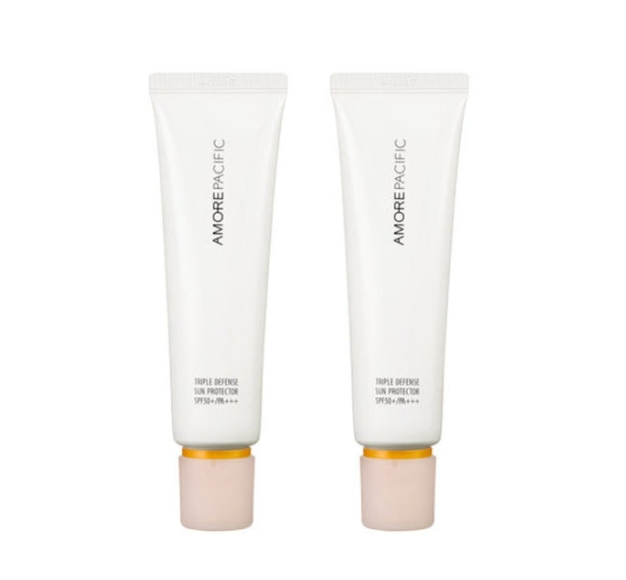 2 x AMORE PACIFIC Triple Defense Sun Protector SPF50+/PA+++ 60ml from Korea by AMORE PACIFIC