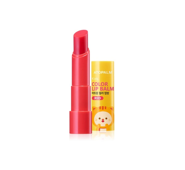 ATOPALM Kids Color Lip Balm 3.3g Red from Korea by ATOPALM