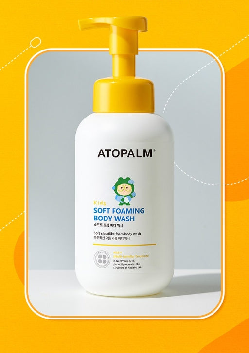 2 x ATOPALM Kids Soft Foaming Body Wash 460ml from Korea