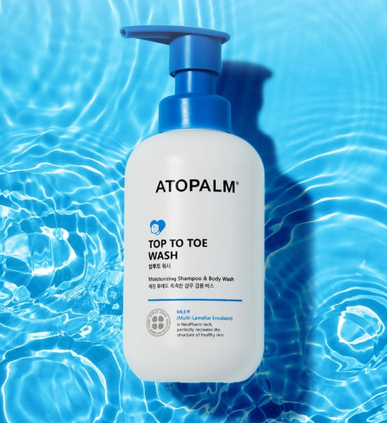 ATOPALM MLE Baby Lotion + Top To Toe Wash Set (4 Items) from Korea