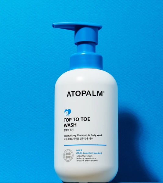 ATOPALM MLE Baby Lotion + Top To Toe Wash Set (4 Items) from Korea