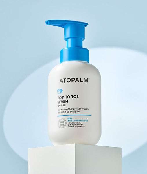 2 x ATOPALM Top To Toe All-in-One Wash 460 ml aus Korea