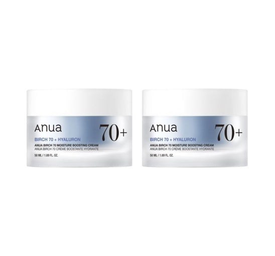 2 X Anua Birch 70 Moisture Boosting Cream 50ml from Korea by Anua