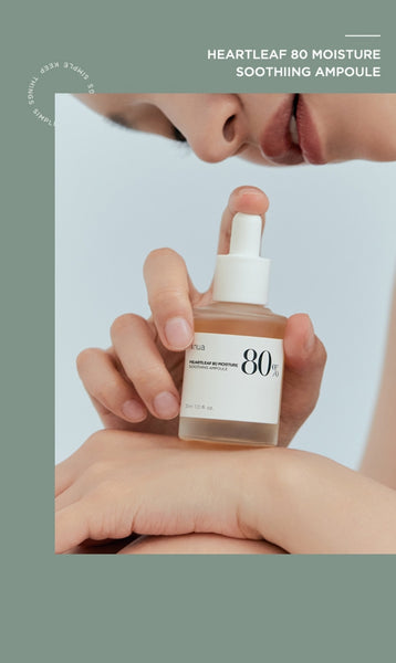 Anua Heartleaf 80 Moisture Soothing Ampoule 30ml from Korea by Anua