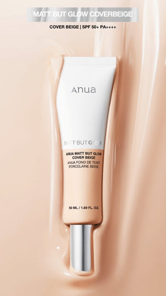 Anua Matte But Glow Cover Beige SPF 50+ PA++++ 50ml from Korea by Anua