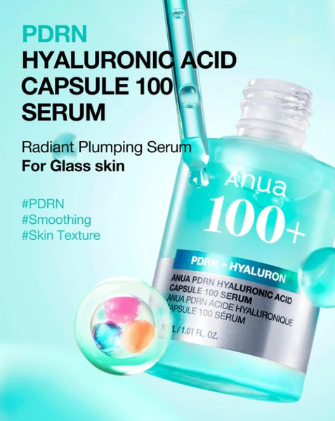 Anua PDRN Hyaluronic Acid Capsule 100 Serum 30ml from Korea by Anua