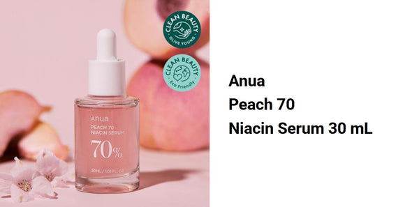 Anua Peach 70 Niacin Serum 30ml from Korea by Anua
