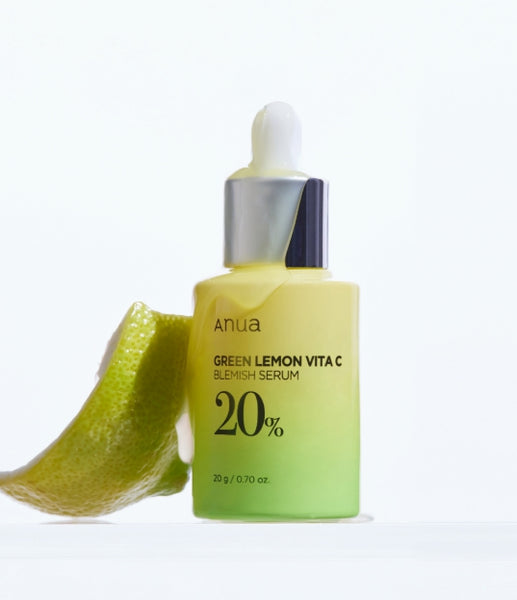 Anua Peach 70 Niacin Serum 30ml + Green Lemon VITA C Blenish Serum 20g from Korea by Anua