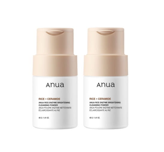 2 X Anua Rice Enzyme Brightening Cleansing Powder 40g from Korea by Anua