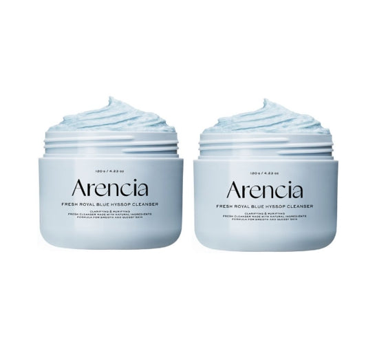 2 X Arencia Blue Hyssop Rice Mochi Cleanser 120g from Korea by Arencia
