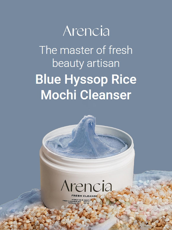 2 X Arencia Blue Hyssop Rice Mochi Cleanser 120g from Korea by Arencia