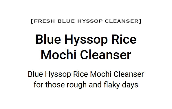 2 X Arencia Blue Hyssop Rice Mochi Cleanser 120g from Korea by Arencia