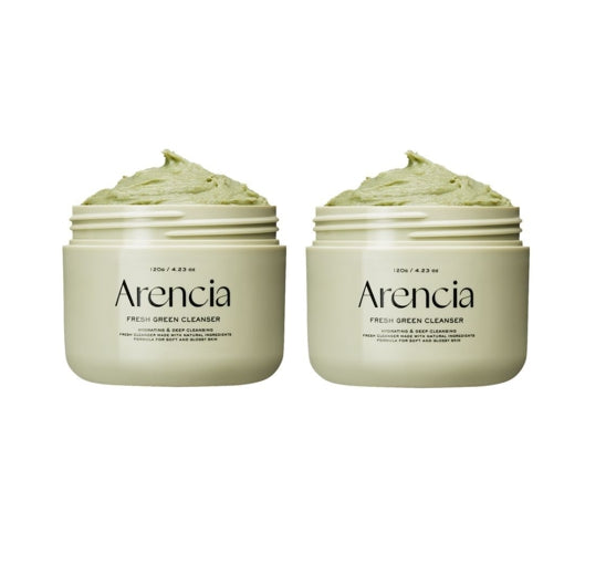 2 X Arencia Fresh Green Rice Mochi Cleanser 120g from Korea by Arencia
