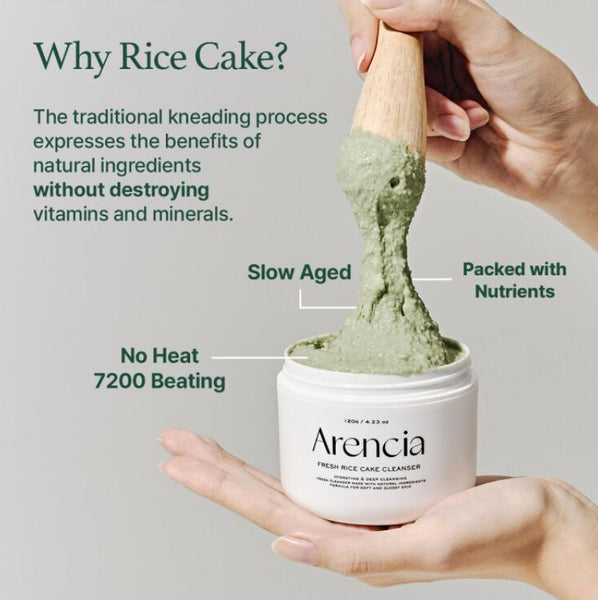 2 X Arencia Fresh Green Rice Mochi Cleanser 120g from Korea by Arencia