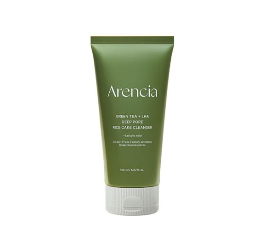 Arencia Green Tea LHA Deep Pore Rice Cake Cleanser 150g from Korea by Arencia
