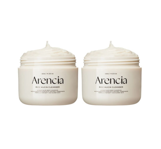2 X Arencia Rice Mucin Cleanser 120g from Korea by Arencia