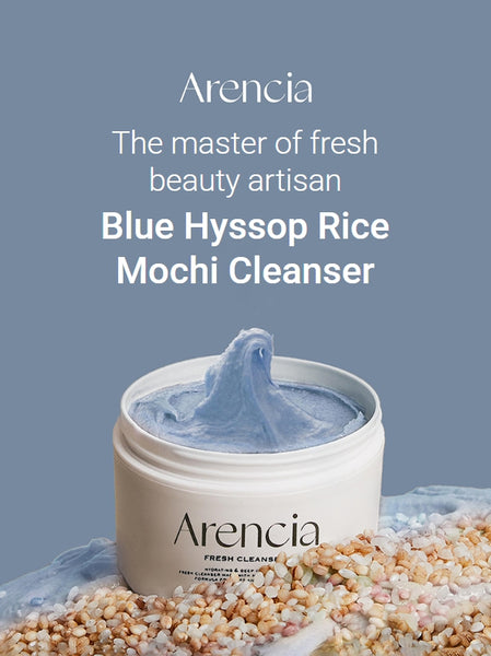 Arencia Fresh Green Rice Mochi Cleanser 120g + Rosehip Rice Mochi Cleanser 120g + Blue Hyssop Rice Mochi Cleanser 120g from Korea by Arencia