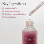 Arencia Rosehip Rice Mochi Cleanser 120g + Red Smoothie Serum 8 30ml from Korea by Arencia