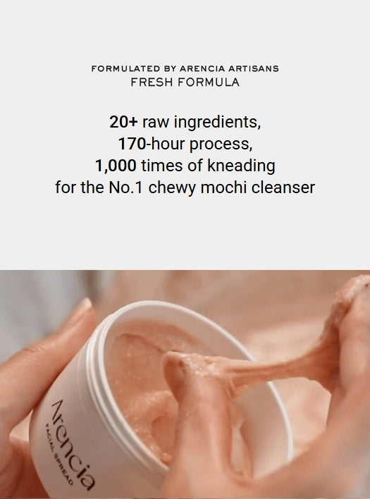 Arencia Fresh Green Rice Mochi Cleanser 120g + Rosehip Rice Mochi Cleanser 120g + Blue Hyssop Rice Mochi Cleanser 120g from Korea by Arencia