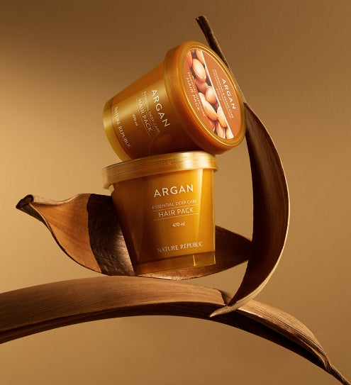 NATURE REPUBLIC Argan Essential Deep Care Hair Pack 470mll from Korea by NATURE REPUBLIC