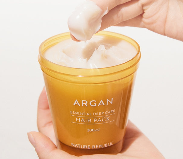 NATURE REPUBLIC Argan Essential Deep Care Hair Pack 470mll from Korea by NATURE REPUBLIC