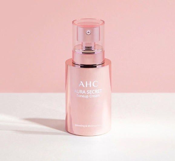 2 x AHC Aura Secret Tone Up Cream Set (2 Items, 50g+30g) SPF30 PA++ from Korea by AHC