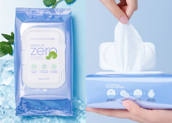 2 x BANILA CO Clean it Zero Cica Hyaluronic Cleansing Tissue (80 sheets) from Korea