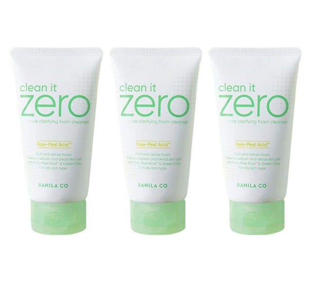3 x BANILA CO Clean it Zero Pore Clerifying Foam Cleanser 150ml from Korea by BANILA CO