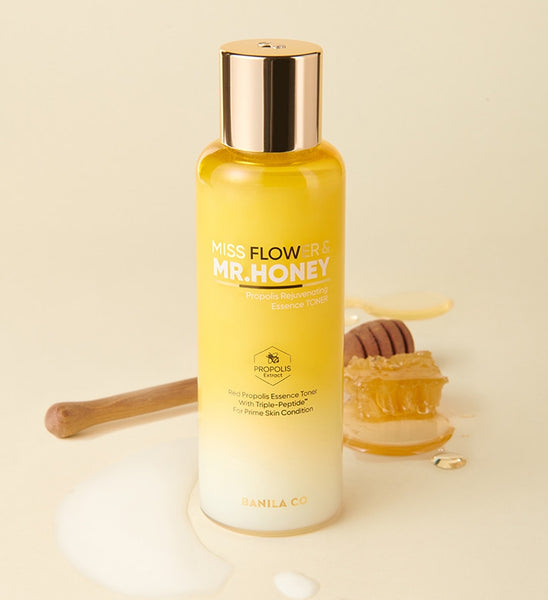 BANILA CO Miss Flower & Mr. Honey Propolis Rejuvenating Essence Toner 190ml from Korea by BANILA CO