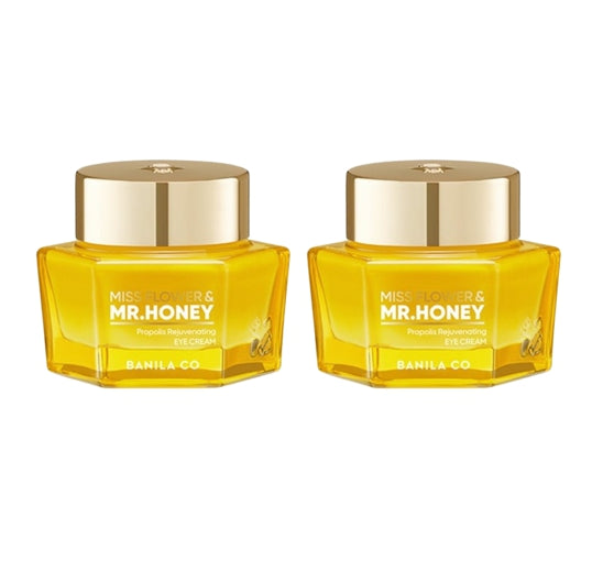 2 x BANILA CO Miss Flower & Mr. Honey Propolis Rejuvenating Eye Cream 20ml from Korea
