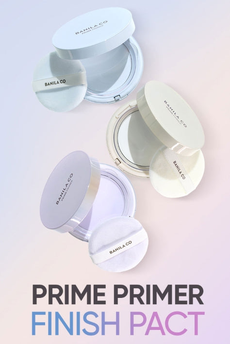 BANILA CO Prime Primer Finish Pact 6.5g, 3 Colours from Korea