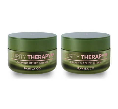 2 x BANILA CO Purity Therapy Calming Relief Cream 50ml from Korea