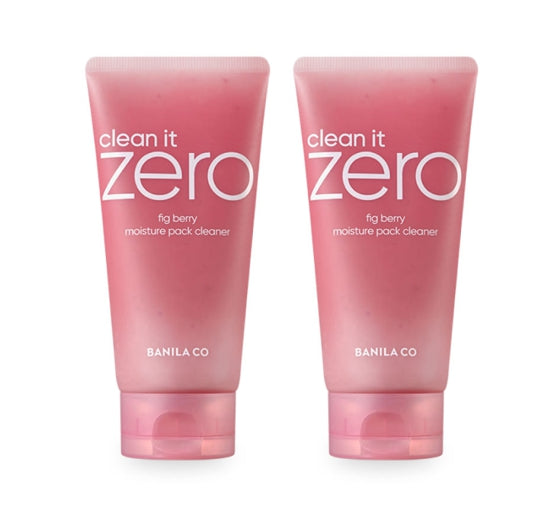 2 x BANILA CO Clean it Zero Fig Berry Moisture Pack Cleanser 180g from Korea